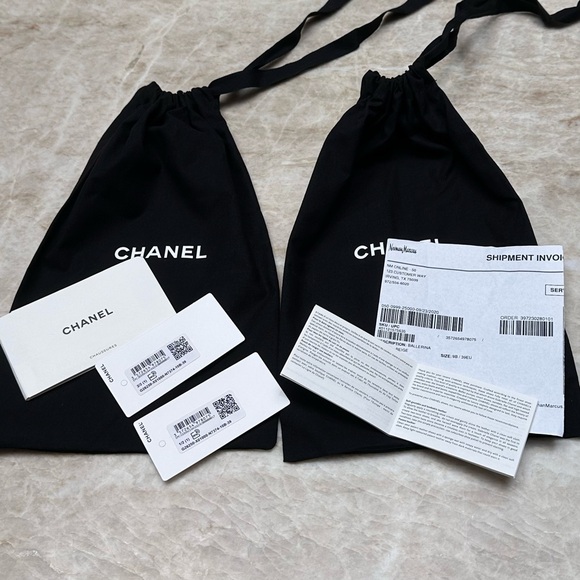 CHANEL Ballet flats Sz.39 Beige/Blush w/Box, shoe bags, docs. - Picture 5 of 16